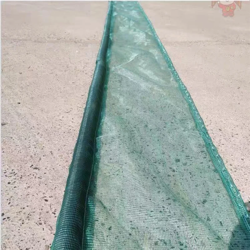 Lawaia red de pesca estanques multifilamento verde con cadena y espuma - imagen 4