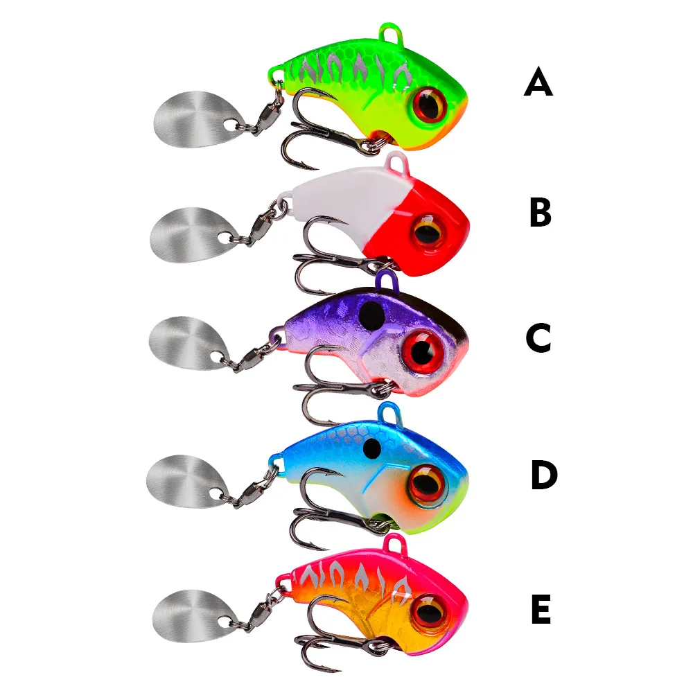 Aparejos Topline, señuelo de pesca, Spinner de cola, Mini cebos de Metal ViB Wobbler, 6g, 10g, 15g, 21g, 28g, cebos de cuchara, Jig Spinner, aparejos de pesca - imagen 3