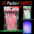 20 Packs white pink
