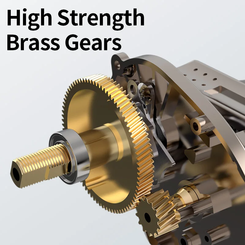 LINNHUE-carrete De Pesca De Metal, accesorio De arrastre máximo De 6KG, para carpa, para agua De mar, CD-2000 - imagen 5