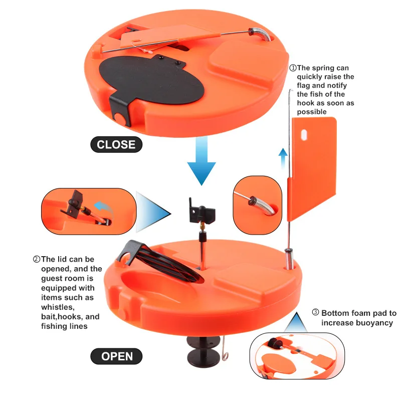 Herramienta con punta para pesca en hielo – Ligera y resistente - imagen 3