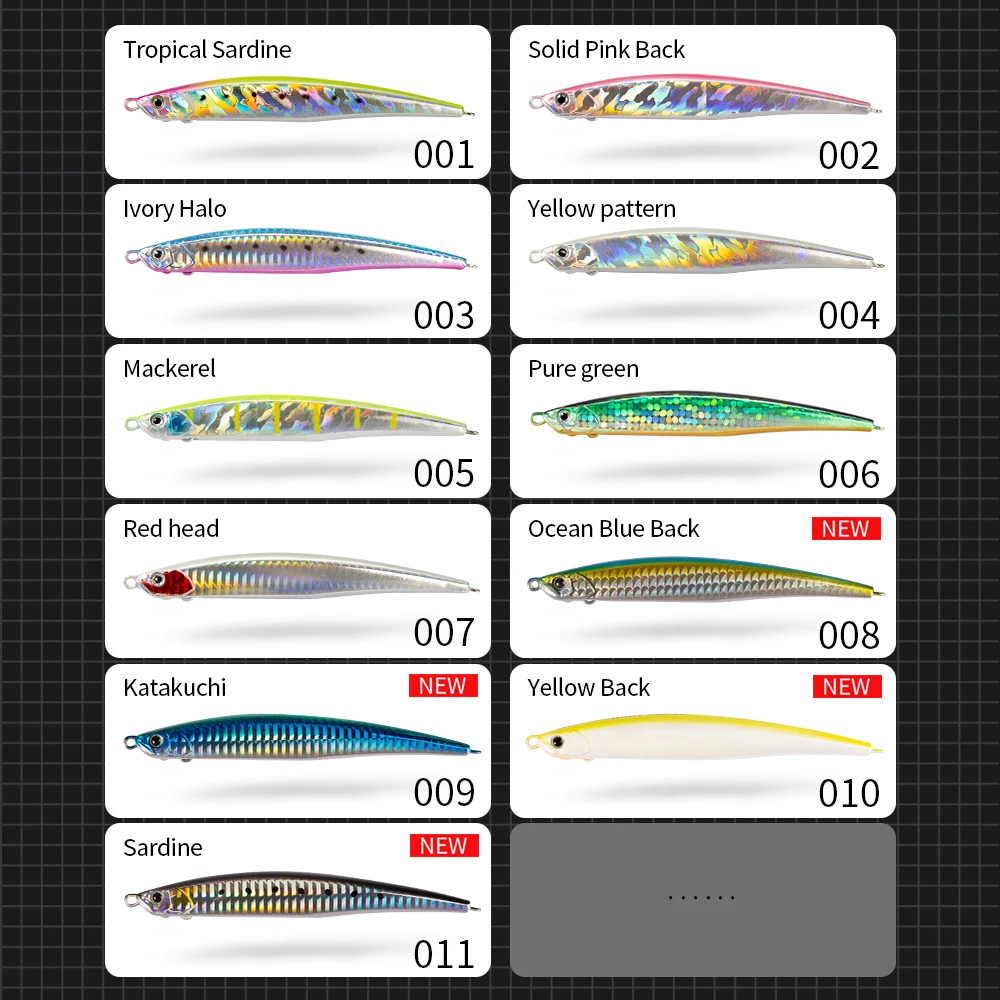 Hunthouse-señuelo de pesca de lápiz, cebo duro que se hunde, 125mm/40g, 175mm/50g, Wobbler pesado, lubina de agua salada, Lucio, trucha, aparejos de pesca - imagen 5