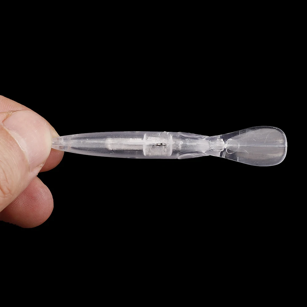 Chan'sHuang-Cebo en blanco sin pintar de 20 piezas, 75mm, 4,5g, Mini pececillo de buceo mediano, señuelo de pesca Artificial hecho a mano - imagen 5