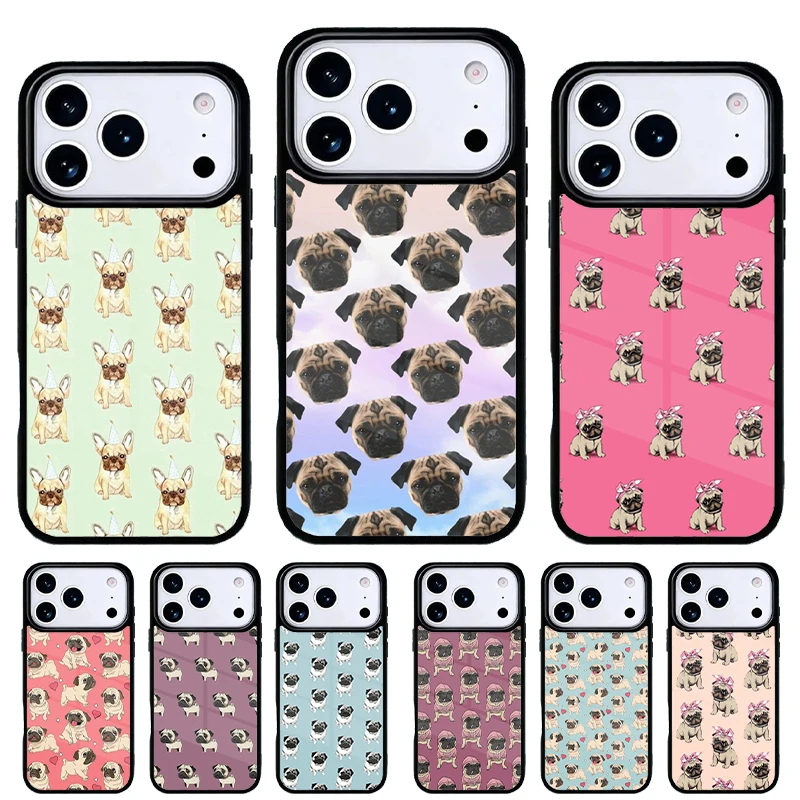 Funda iPhone Bulldog Francés – Carcasa trasera original para varios modelos