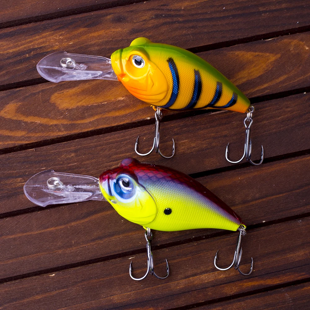 CCLTBA-Señuelos de Pesca Crankbait de aguas profundas, señuelos flotantes, sonajero, señuelo de lubina, aparejos de pesca, 9cm, 16g - imagen 4