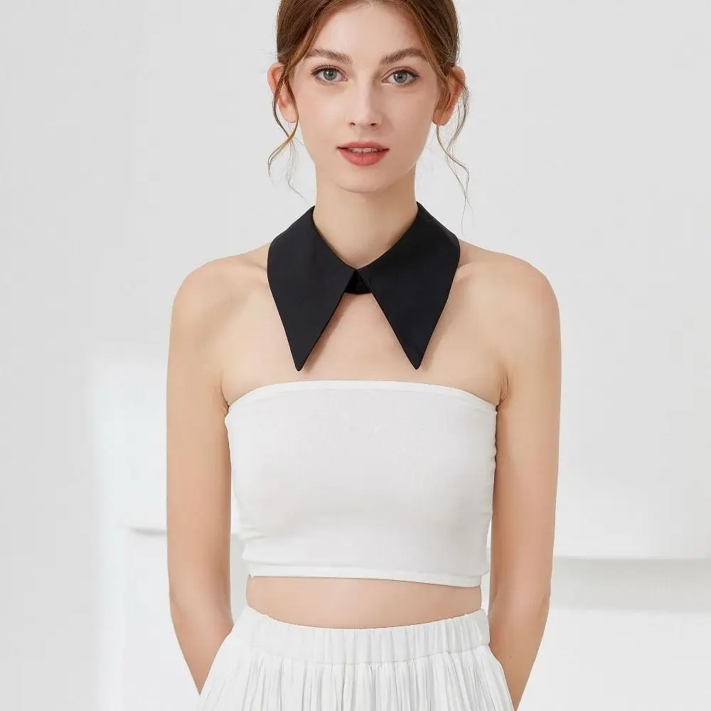 Collares falsos coreanos portátiles, collar de camisa extraíble, collares desmontables, accesorios de ropa de imitación, cuello falso para mujer - imagen 4