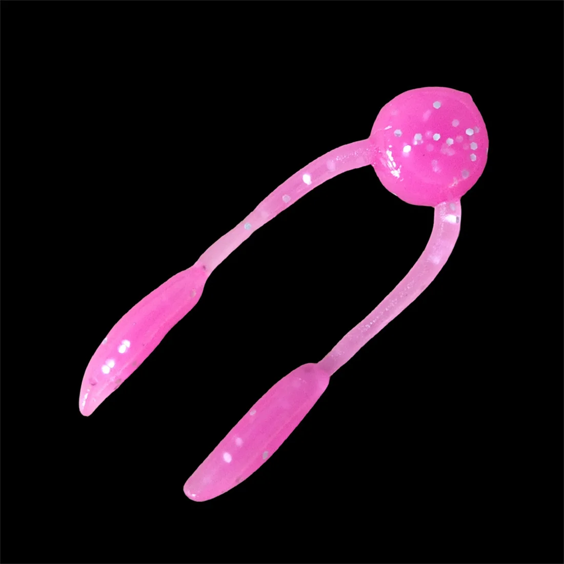 un señuelo de pesca rosa diseñado para captar peces