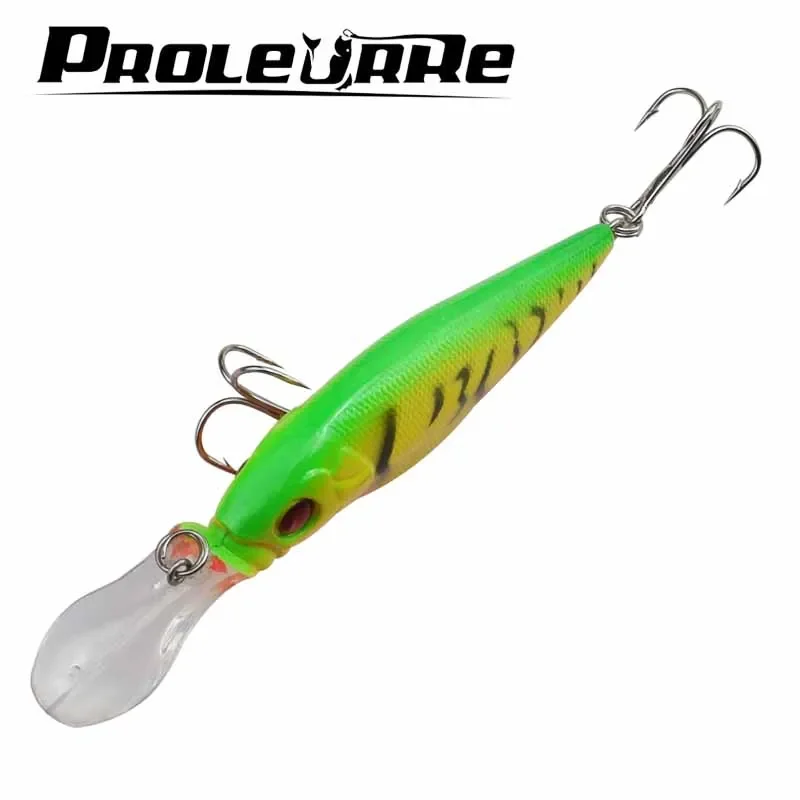 Crankbait flotante Wobbler – Señuelo de superficie con ojos 3D - imagen 5