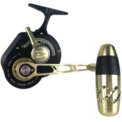 Rueda de pesca automática metálica – Placa hierro balanceo lento