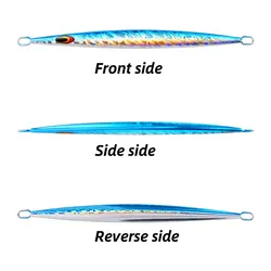 Jig metálico de hundimiento rápido para pesca en mar