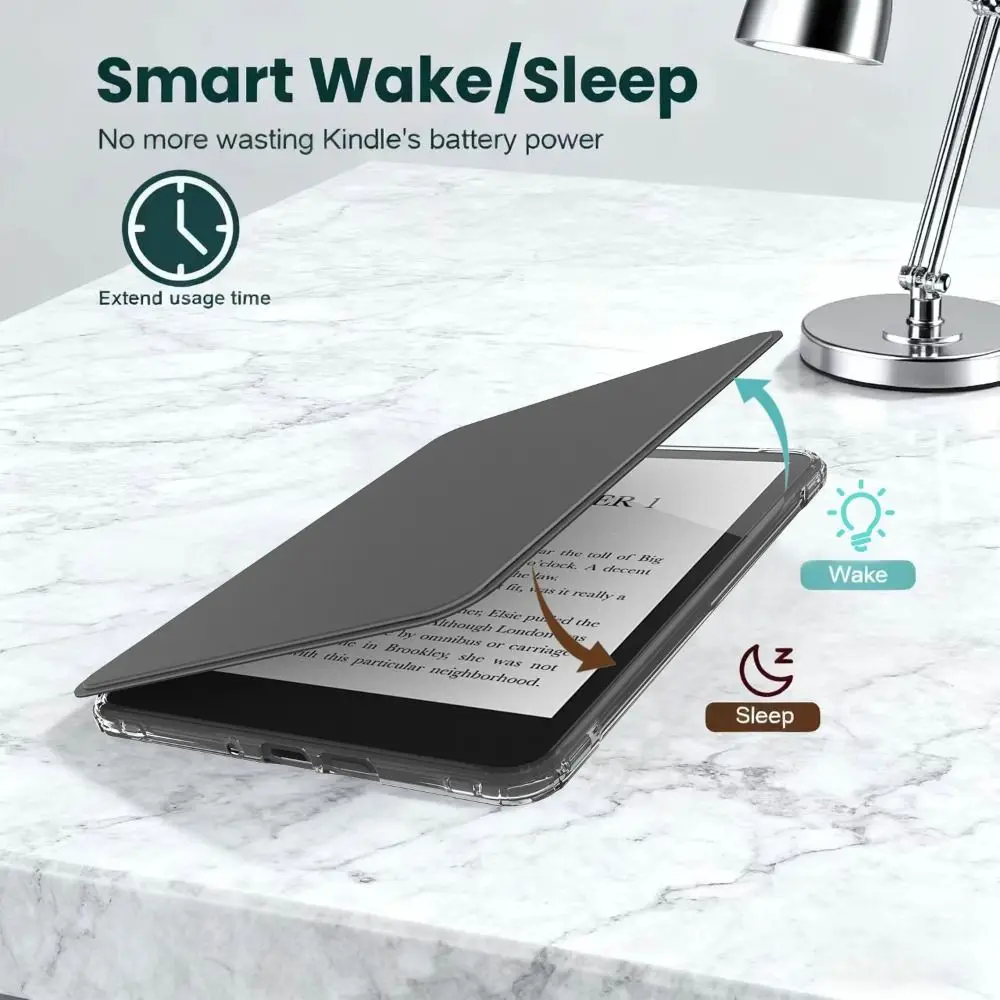 Funda acrílica desmontable con soporte para Kindle Paperwhite 12.ª gen - imagen 5