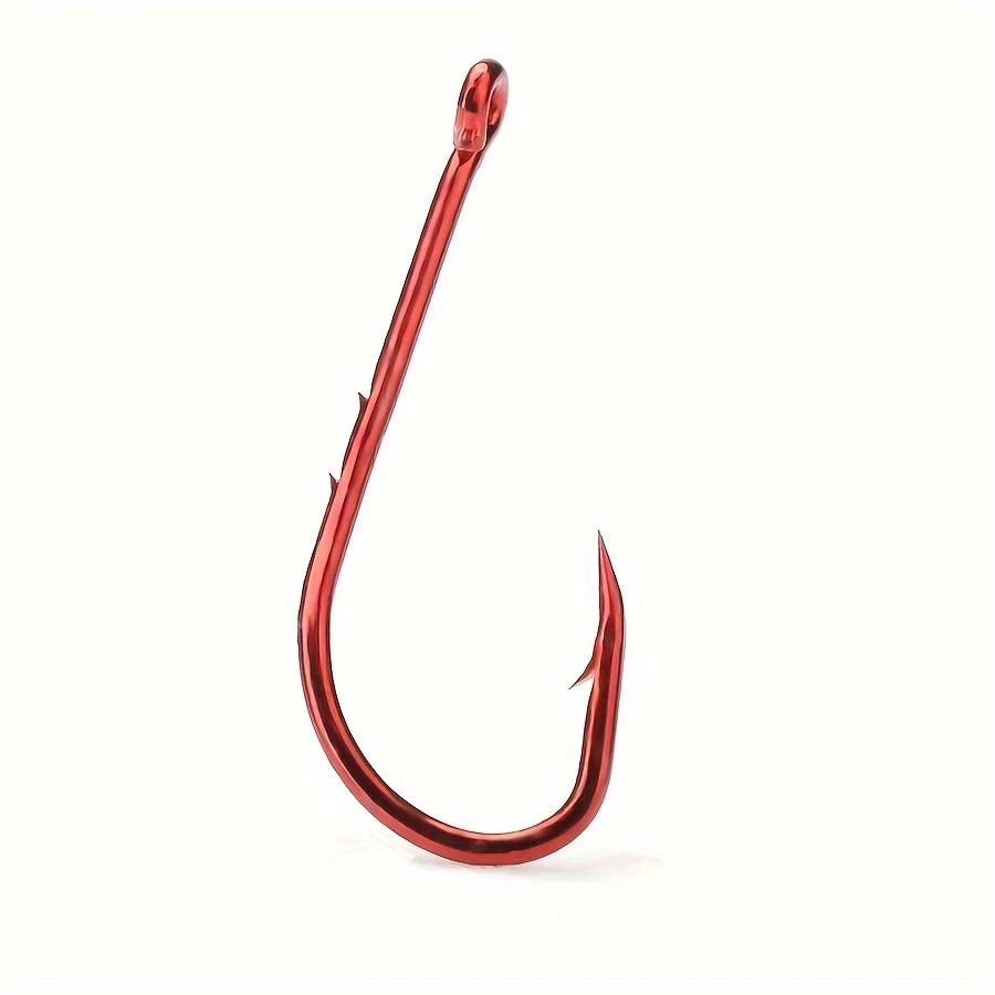 FTK Anzuelos rojos para carpa y gusano con vástago y cebo vivo - imagen 5