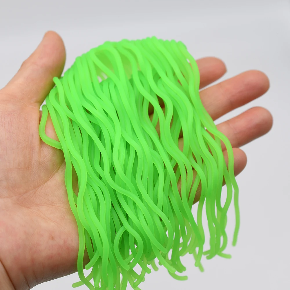 MNFT Squirmy gusano mosca de cebo suave para pesca en tierra - imagen 2