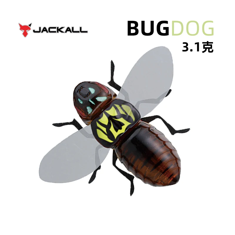 Japón Jackall señuelo superficie de pesca insecto simulación cebo falso BUGDOG Micromatter abeja flotante 3,1g cebo - imagen 2