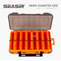 Caja de aparejos SEASIR con compartimentos