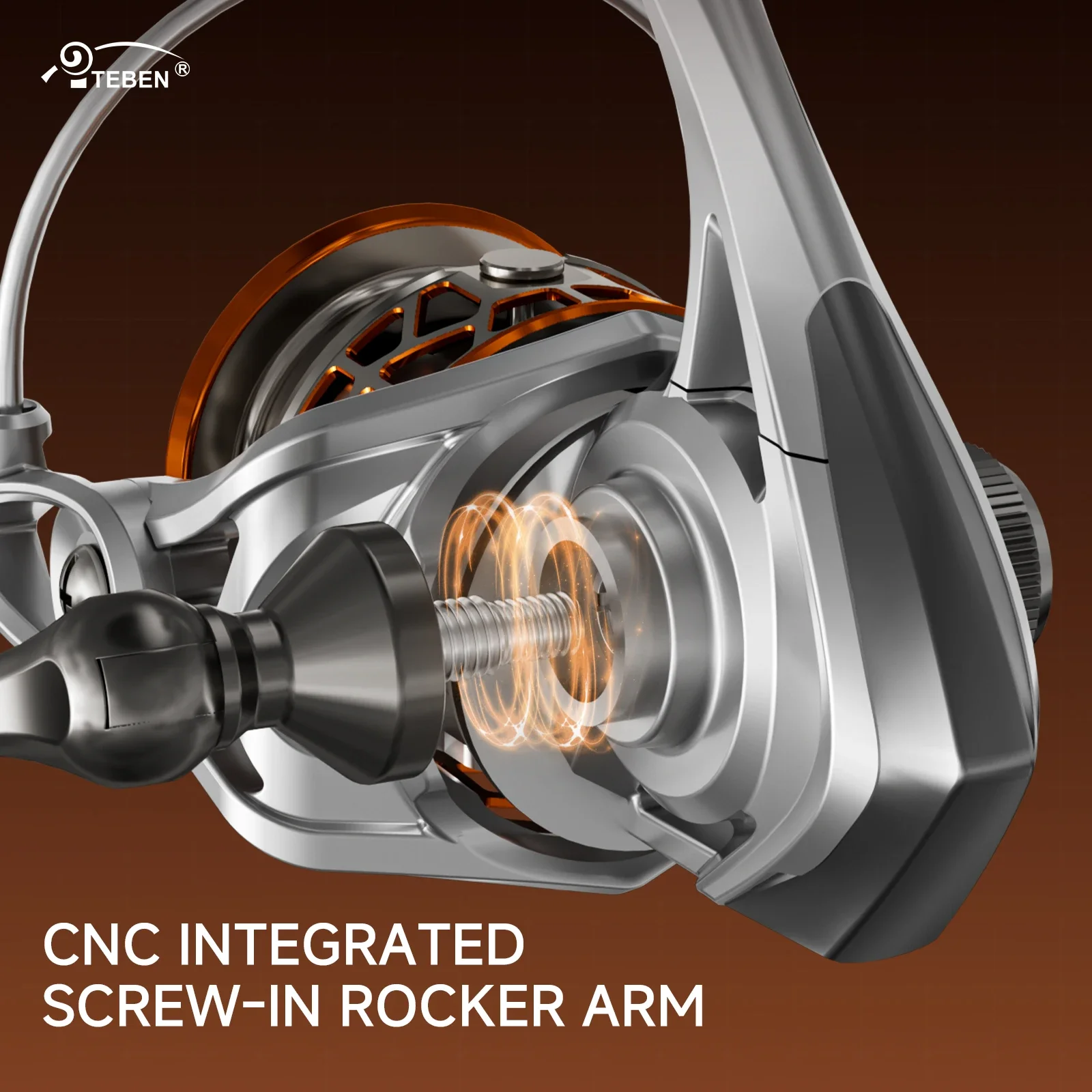 TEBEN-carrillos de pesca ligeros con llama de fibra de carbono, 109G, 5 + 1BB, 6,61 libras, arrastre máximo, relación de engranaje 5,2: 1, ultraligero para pesca - imagen 5