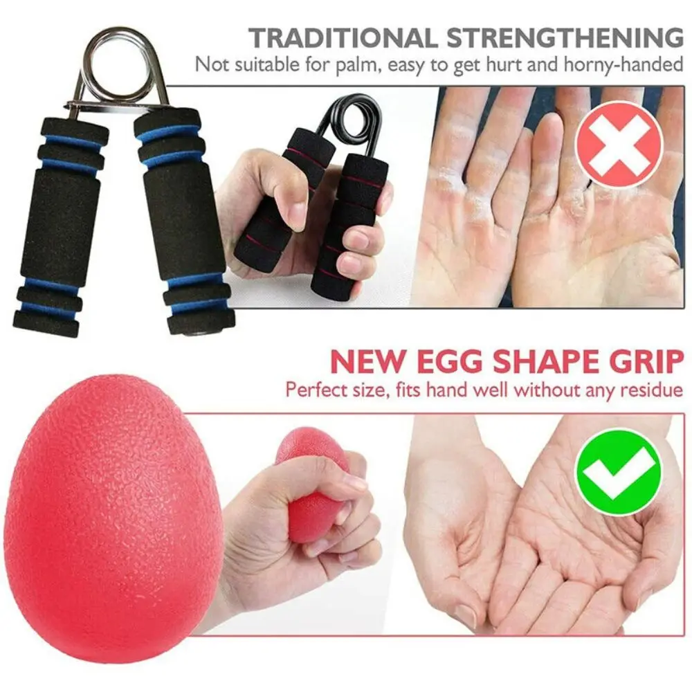 Pelota Antiestrés Silicona Flexible para Entrenamiento de Agarre - imagen 5