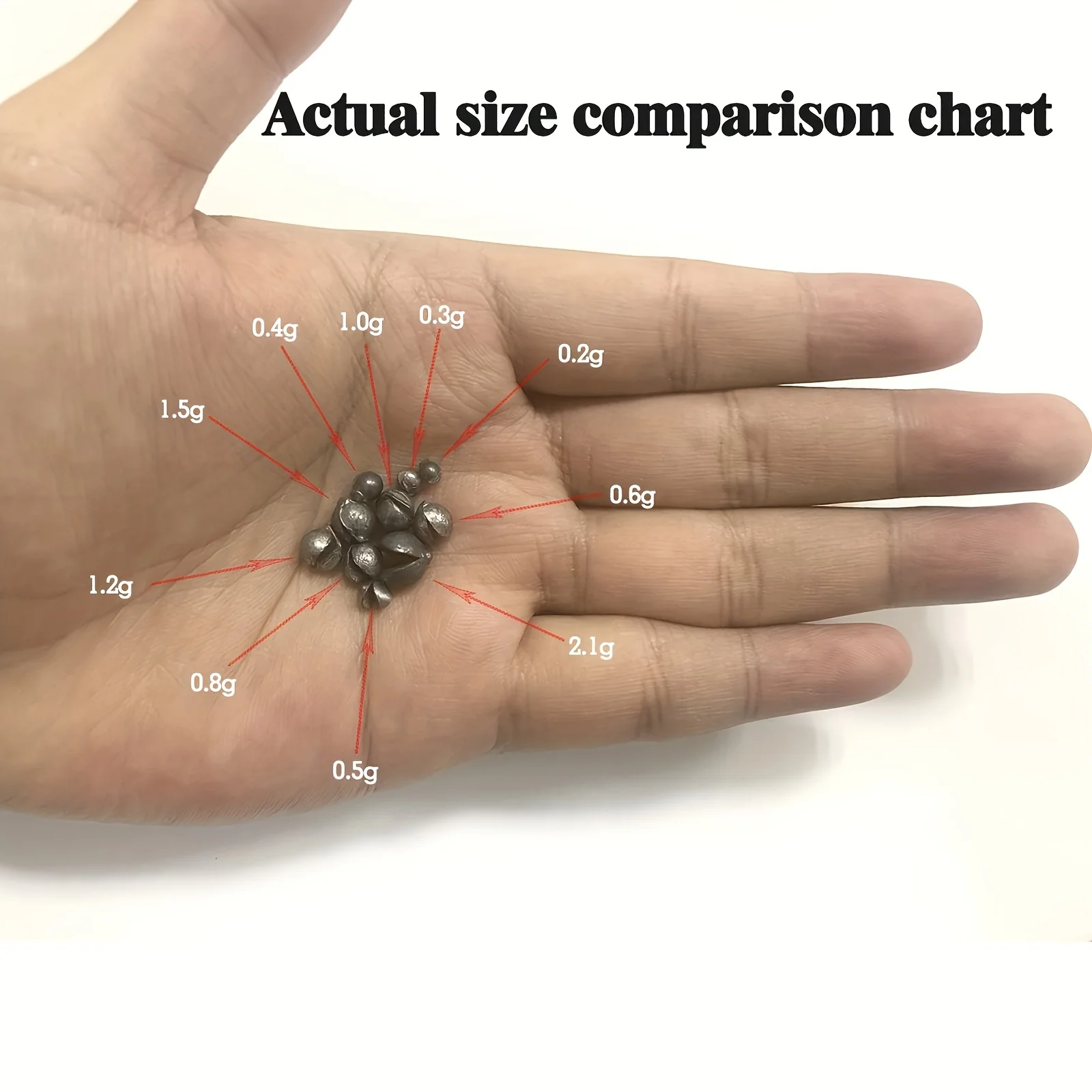 TAKBAS 100piezas Plomos de Pesca - Disparo ajustable dividido, Diseño redondo extraíble para agua dulce y salada, Ideal para Acción de Gracias, Navidad, Día de los Abuelos, Día del Padre, Regalos del Día del Maestro - imagen 3