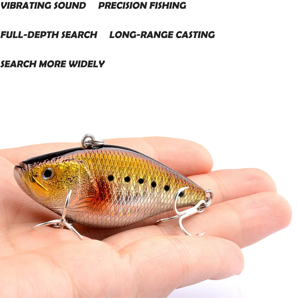 Señuelos de Pesca con vibración que se hunden, 66mm, 11,5g, cebo Artificial VIB de fundición larga, Wobbler Twitch para Lucio, aparejos de Swimbait - imagen 5