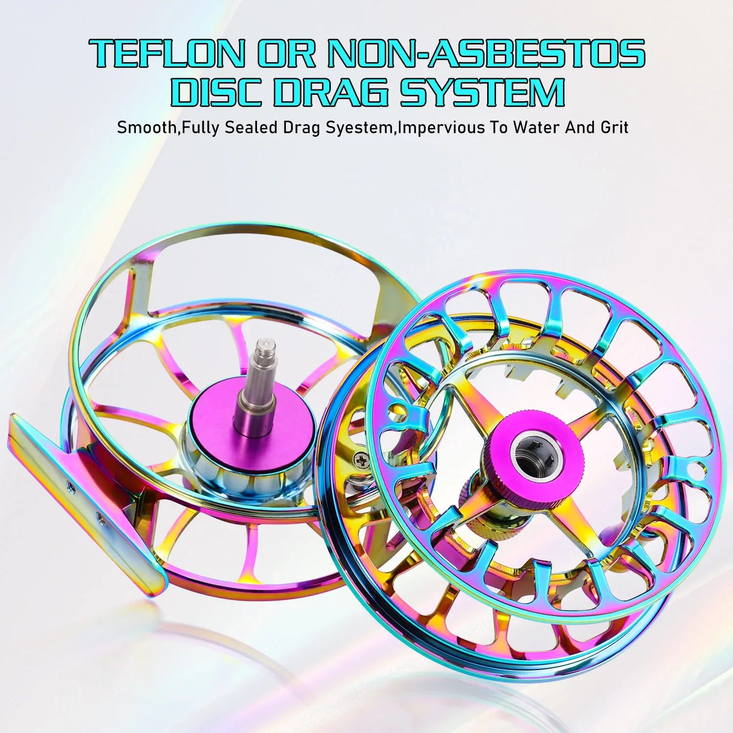Sougayilang Carrete Spinning CNC Aluminum Arrastre Antideslizante - imagen 3
