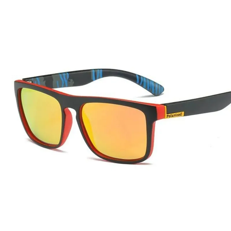 Gafas de sol de pesca polarizadas, gafas de sol cuadradas Vintage a la moda para hombres y mujeres, protección UV para exteriores, gafas antideslumbrantes - imagen 4