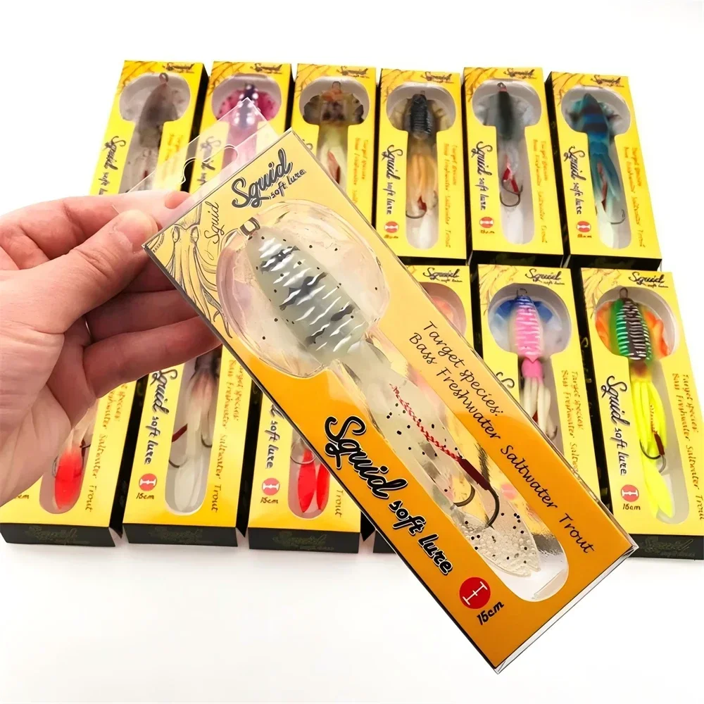 Jig de Calamar ZUKIBO UV – Señuelo Luminoso para Curricán - imagen 3