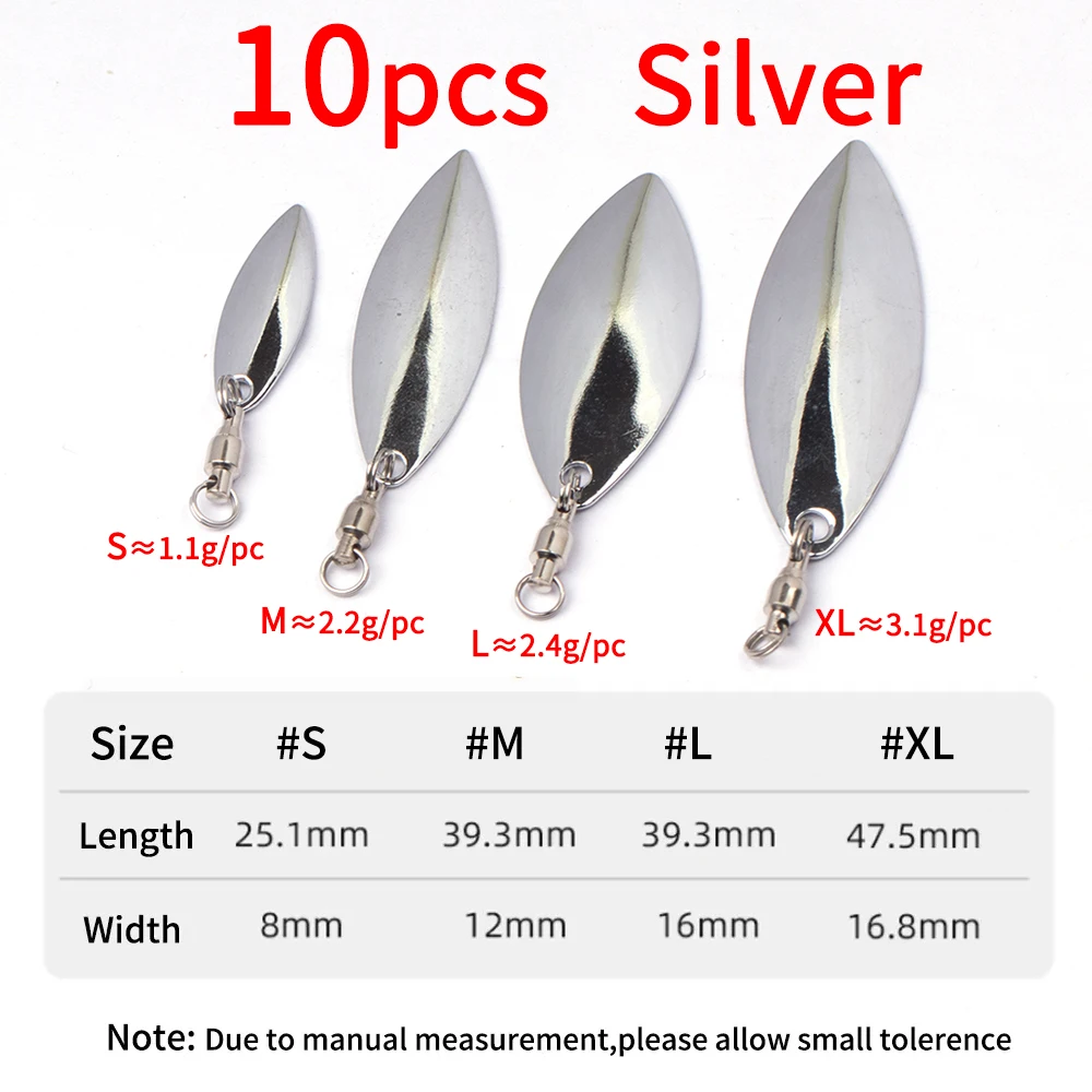 A 10pcs silver