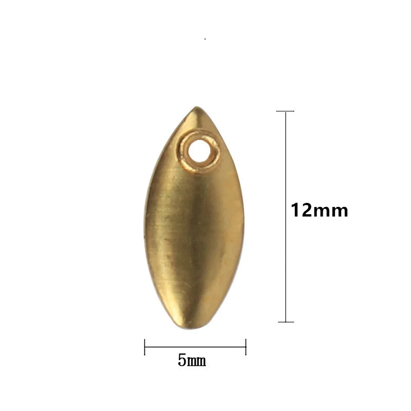 Cuchara giratoria de pesca de Metal, señuelos de trucha, ranas, Vib, hoja de acero inoxidable reflectante, accesorios de cebo, 50 piezas - imagen 2