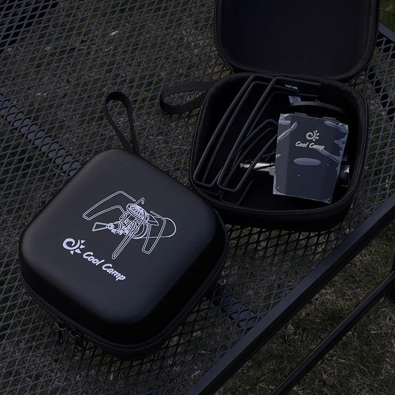 Bolsa de transporte para estufa al aire libre, caja de almacenamiento de estufa de araña SOTO310, anticolisión EVA, multifunción, accesorios portátiles para estufa de Gas de campamento - imagen 5