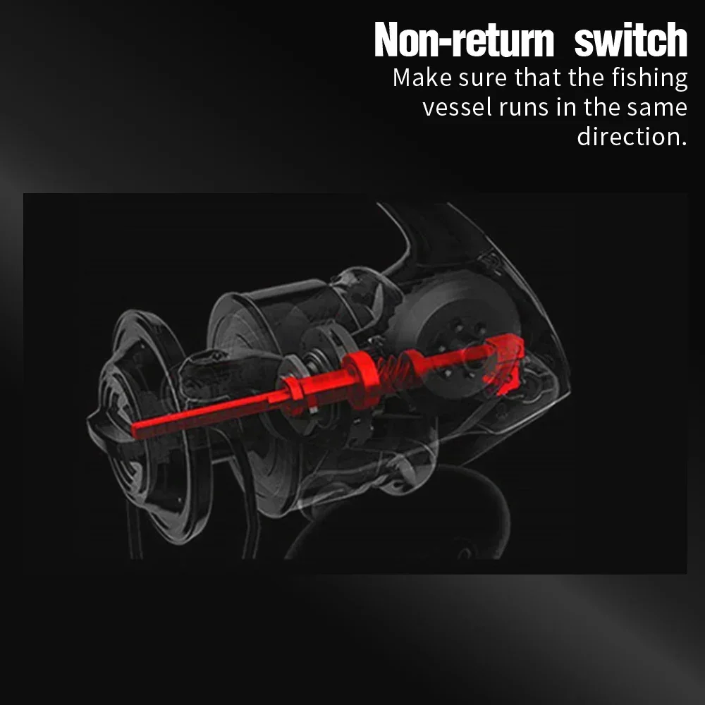 Asegurar una experiencia de pesca sin costura con un interruptor preciso sin retorno