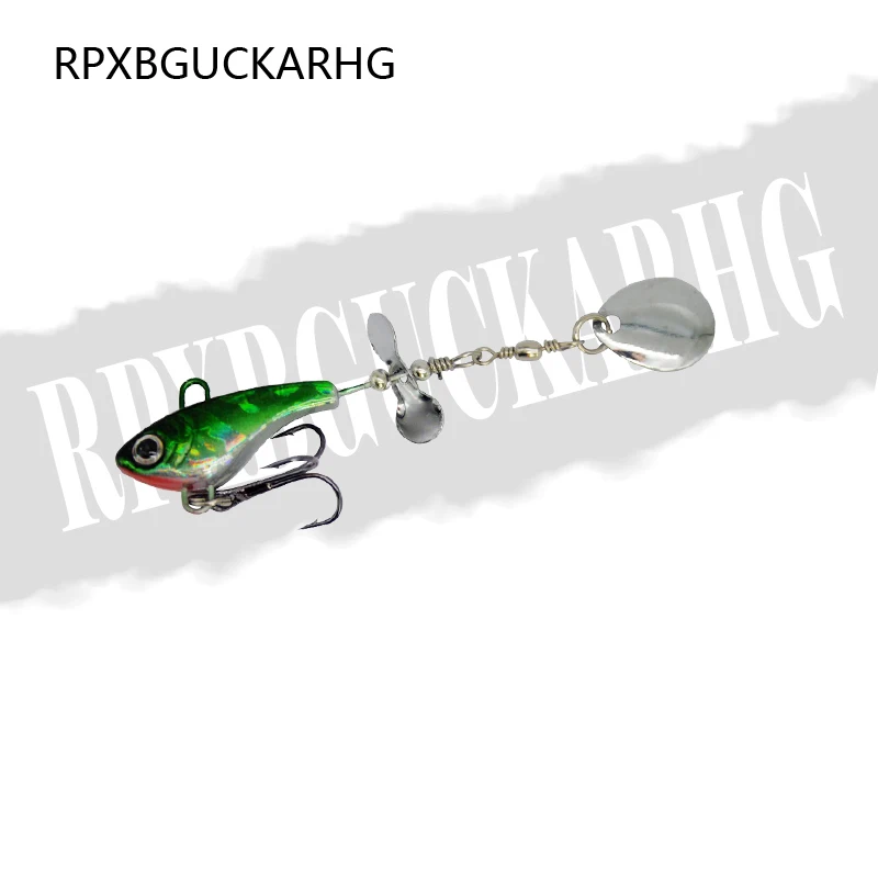 Señuelo de pesca VIB Spinner, 12g, agua hundida, Jigging de hielo con cuchara de Metal, vibración dura, aparejos de pesca Crankbait, 1 ud. - imagen 5