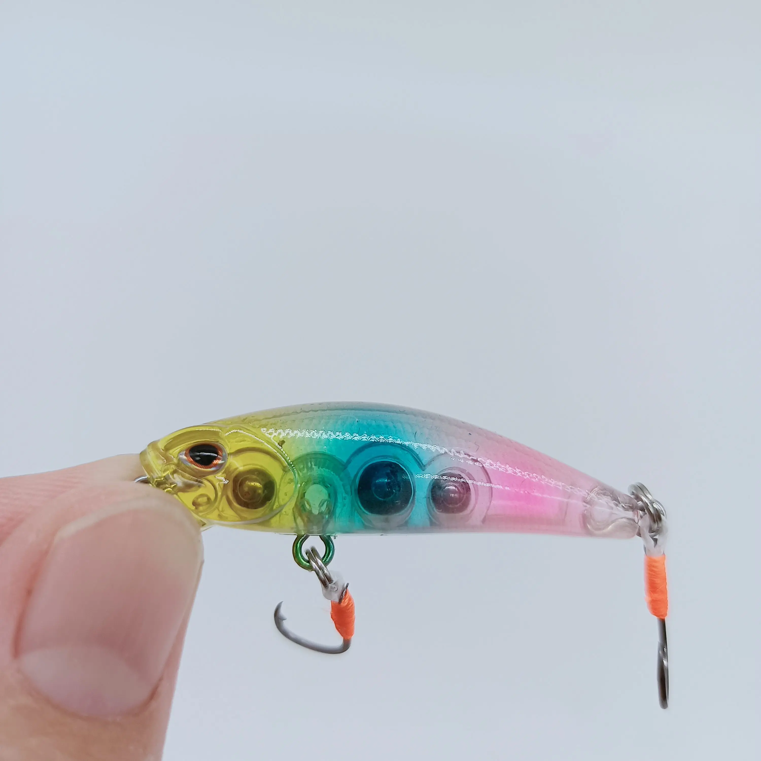 DUODUOYU-Mini señuelo de pesca de pececillos, 1 piezas, 3,5g/4,5 cm, Wobblers pequeños Isca, Swimbait Artificial, aparejos de pesca de lubina - imagen 5