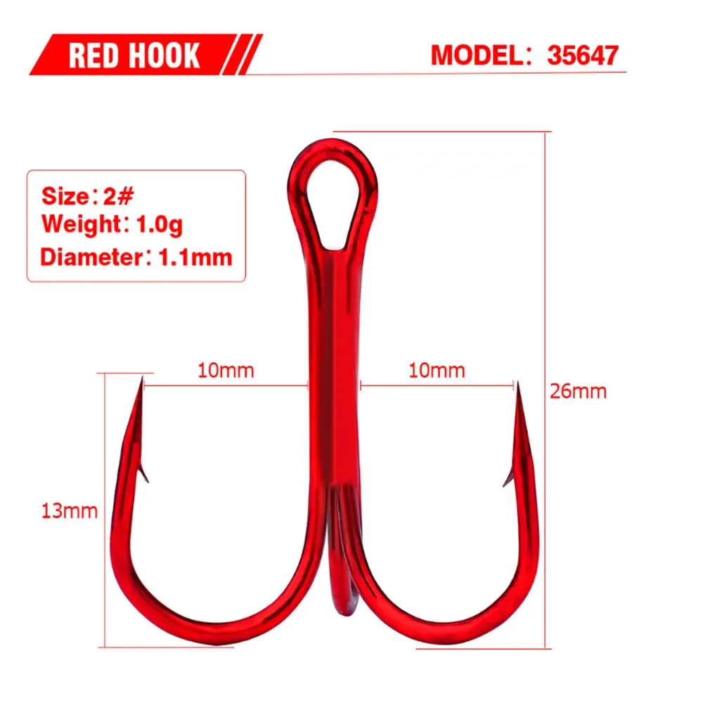 Mejore su experiencia de pesca con el Red Hook Model 35647 con un diseño duradero y ganchos afilados para un rendimiento óptimo