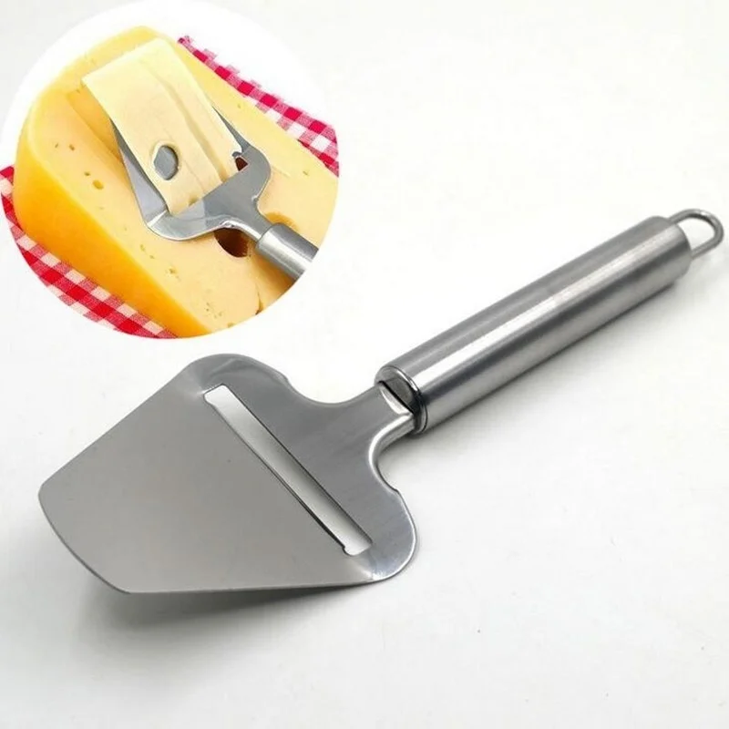 Rebanador de queso de mano de acero inoxidable, cortador de mantequilla y queso, molinillo, cuchillo de corte, herramientas para queso, suministros de cocina - imagen 3