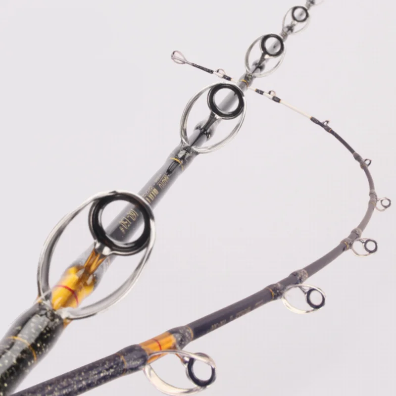 ZZ229 1,3 m 1,6 m 1,8 m 2,1 m 2,4 m 2,7 m carrete eléctrico para barco de aguas profundas cebo de varilla de Jigging lento 300-1500g carga segura 15-30kg