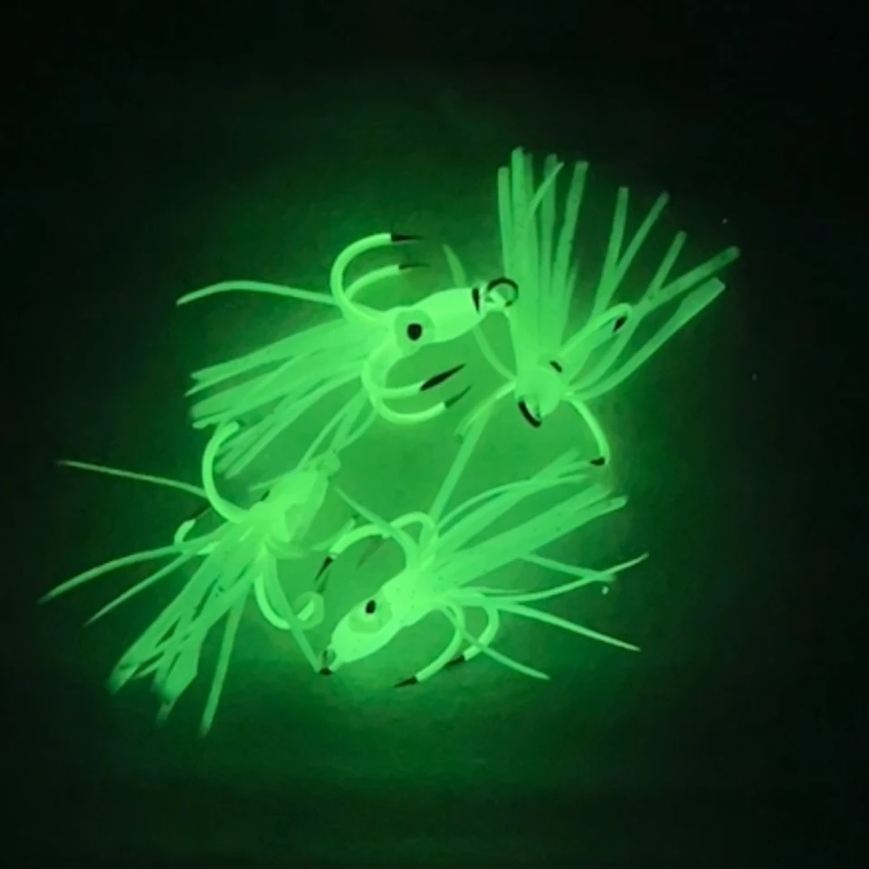 5 uds nueva plantilla Wobbler de pesca cebo suave calamar luminoso anzuelo de púas 6cm pececillo Artificial Crankbait accesorios de pesca señuelos - imagen 3