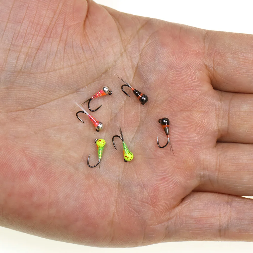 Vtwins Cabezas de tungsteno para ninfa Perdigón rápido hundimiento - imagen 4