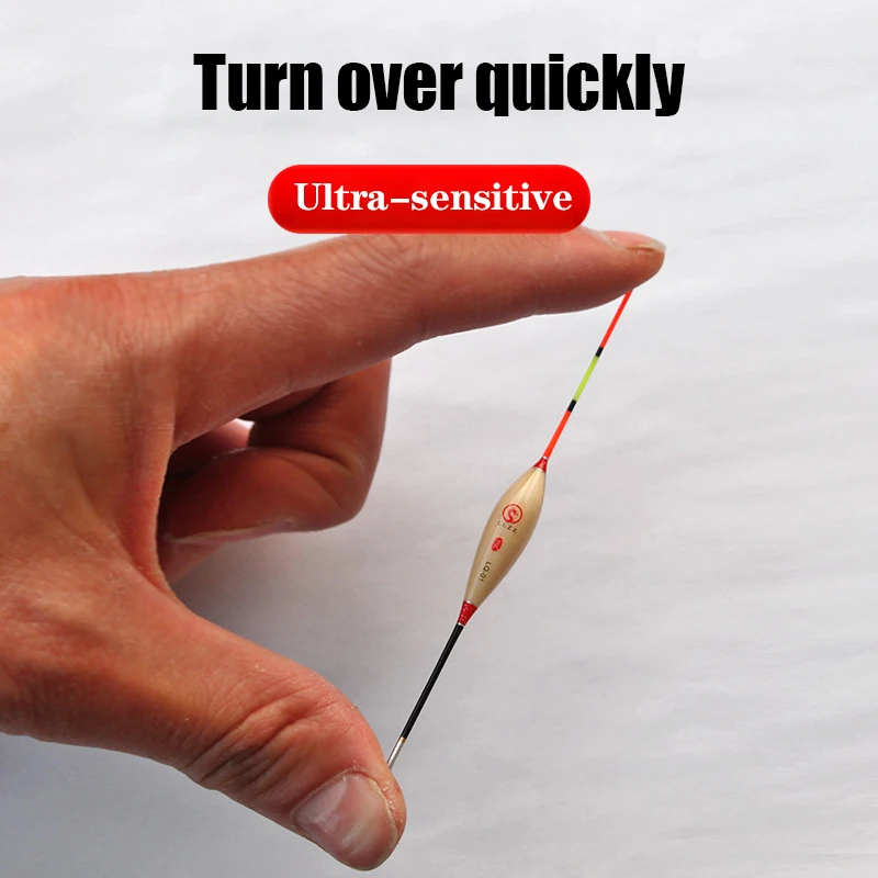 Flotador de pesca de aguas poco profundas, caña de concha corta, altamente sensible, 0,4G-2023, accesorios de pesca de carpa cruciana, WAKASUI-LY, novedad de 2,3 - imagen 3