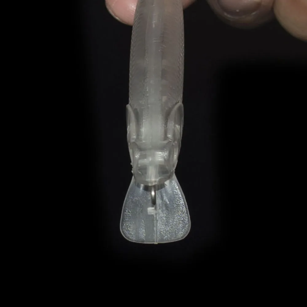 Countbass 10 Uds. Señuelos duros en blanco 2,36 "/60mm 0,14 oz/4g, cebos de pesca flotantes sin pintar, pececillos, Wobblers, señuelos para peces de agua dulce - imagen 5