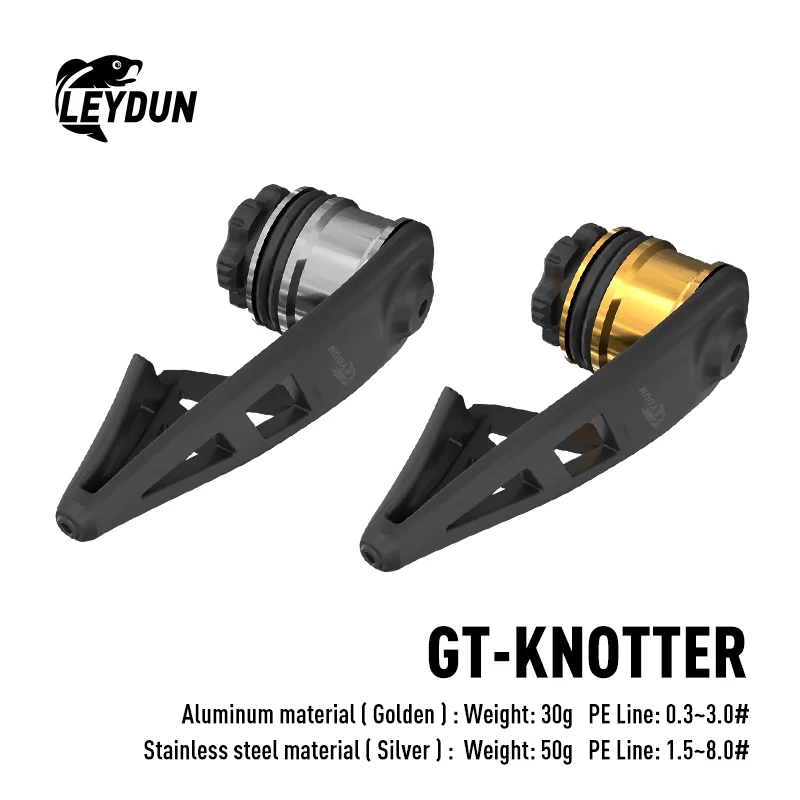 LEYDUN herramientas de pesca PR anudador línea de asistencia líder conexión anudadora bobina bobinadora líneas alambre Japón GT FG herramienta de nudo