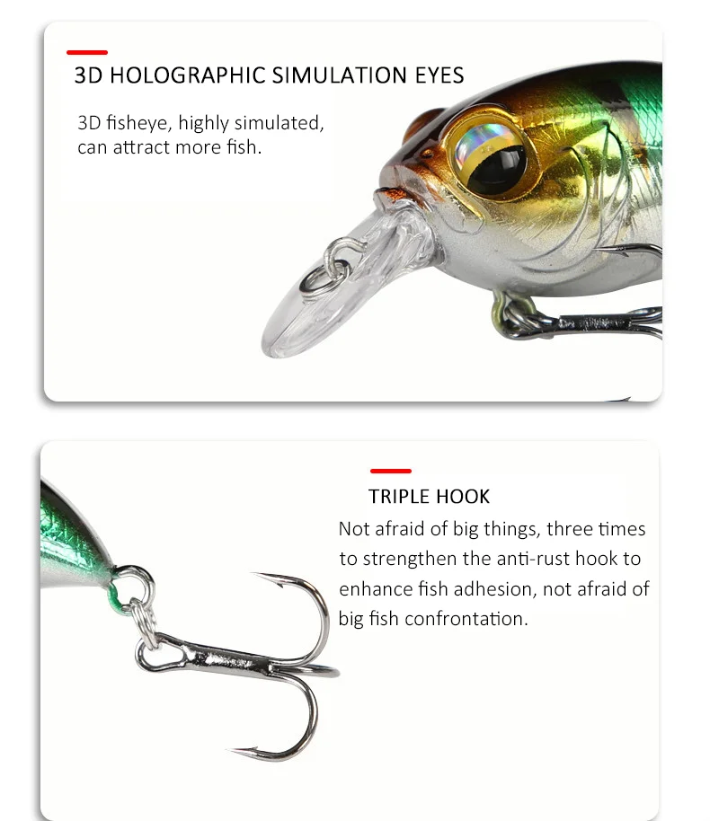 Crankbait en acción