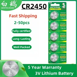 Pila de botón CR2450 3V – Batería de litio para reloj