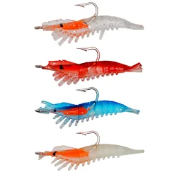 Señuelo camarón suave 5,6 cm 2,7 g - pack 4 cebos de pesca venta
