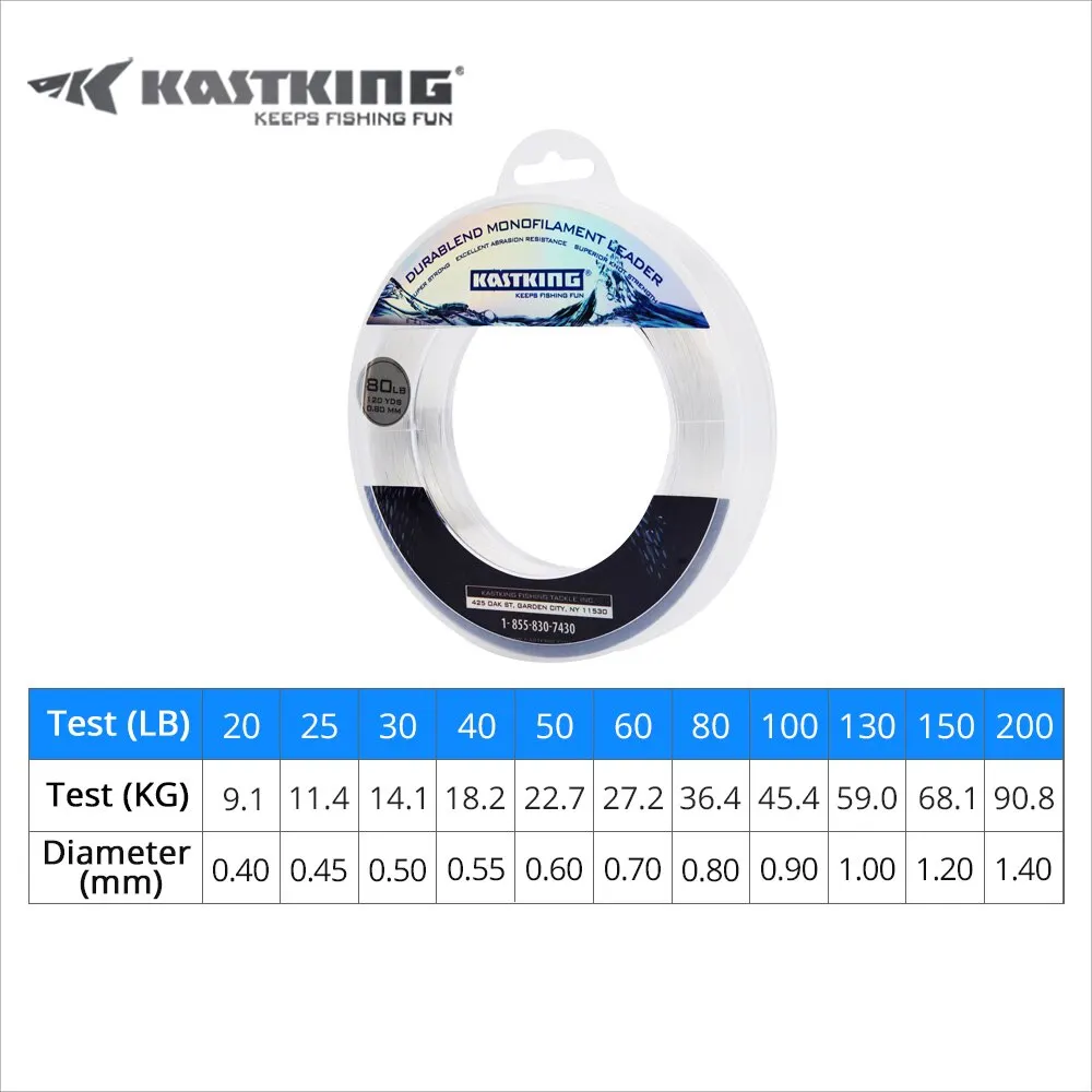 KastKing-sedal de pesca de nailon, monofilamento superfuerte, gran oferta, 20-200LB, 110M, 0,40-1,40mm - imagen 2