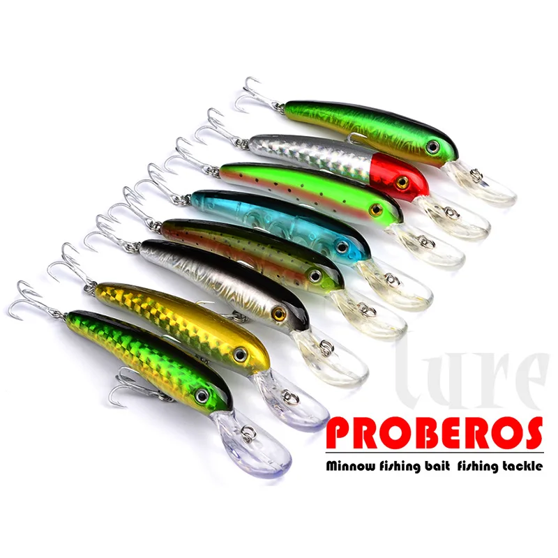 Señuelo de Pesca flotante Minnow, sistema de peso superior de agua, cebo duro, Wobbler, Jerkbait, Swimbait, 11,5 cm, 14g - imagen 2