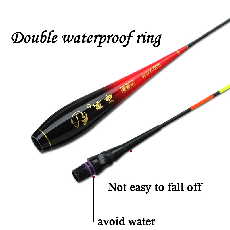 Flotadores electrónicos LED para pesca, equipo de pesca al aire libre, cola nublada, Carpa/carpa cruciana, 0,8g-2,7g, alta sensibilidad, novedad - imagen 4