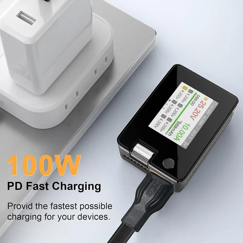 Adaptador 5525 7450 USB C a XT60 100W 20V/5A DC adaptador de carga macho a hembra para modelo de avión almacenamiento de energía energía al aire libre - imagen 3