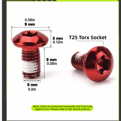 Tornillos Torx T25 para disco freno bicicleta carretera – Acero