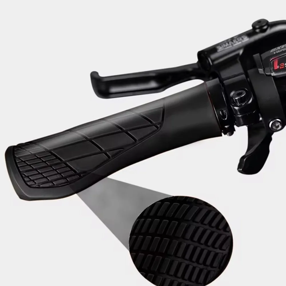 Cubierta para manillar de bicicleta a prueba de golpes, empuñaduras ergonómicas antideslizantes con bola de goma, duraderas y fáciles de instalar, 2 uds. - imagen 3