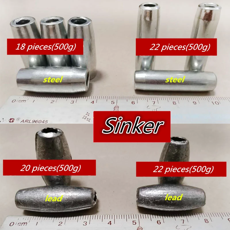 Finefish-red de plomo fundido a mano, colgantes sin óxido, redes de pesca, colgante de red para lanzar a mano, plomo perforado - imagen 2